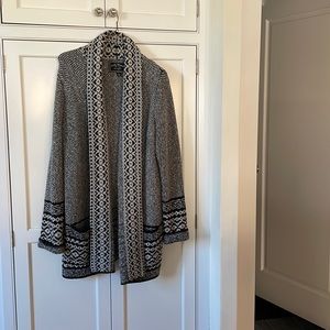 Lucky Brand Long Coat Sweater